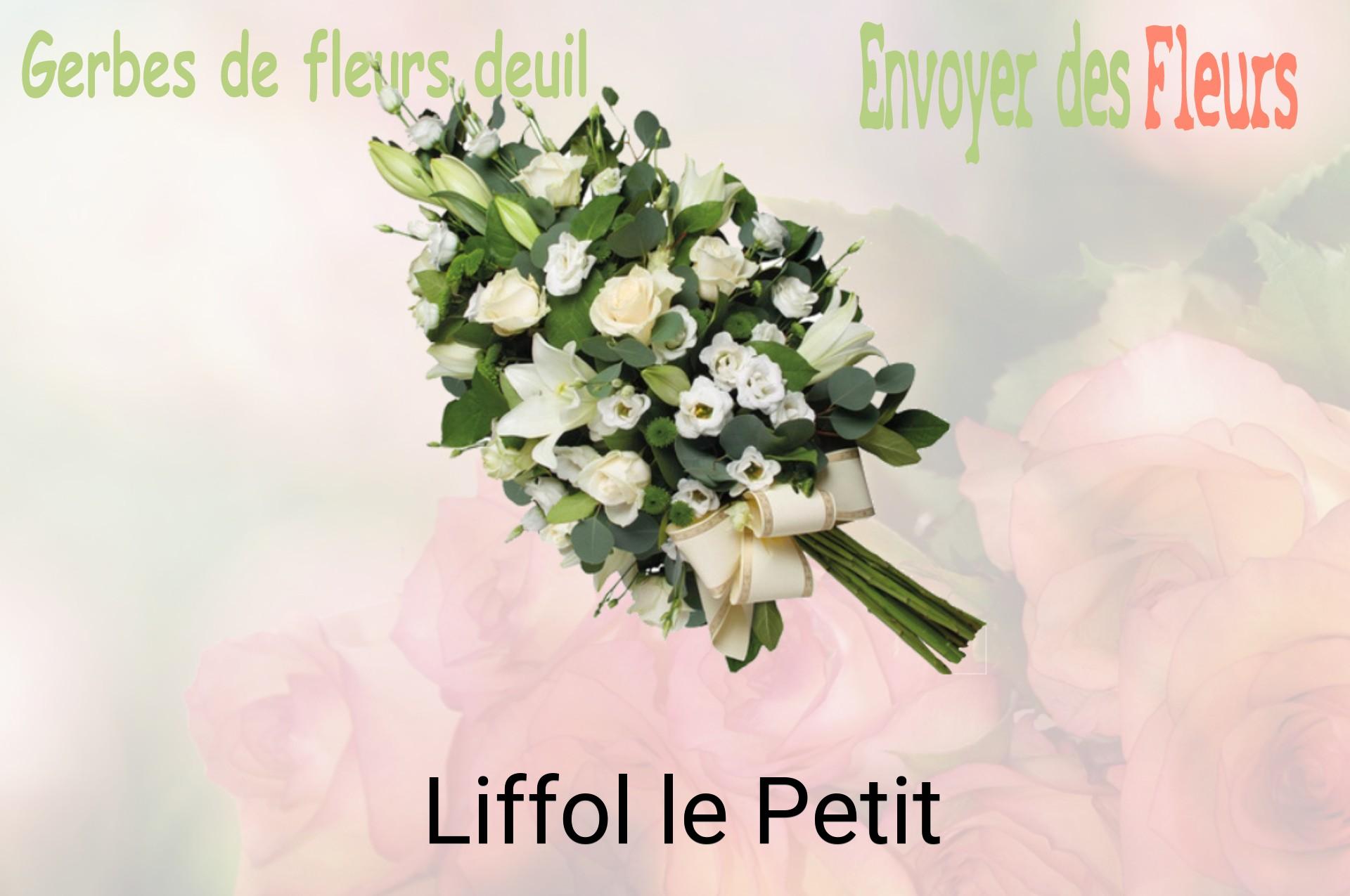 Gerbe de fleurs de deuil livrée à Liffol-le-Petit